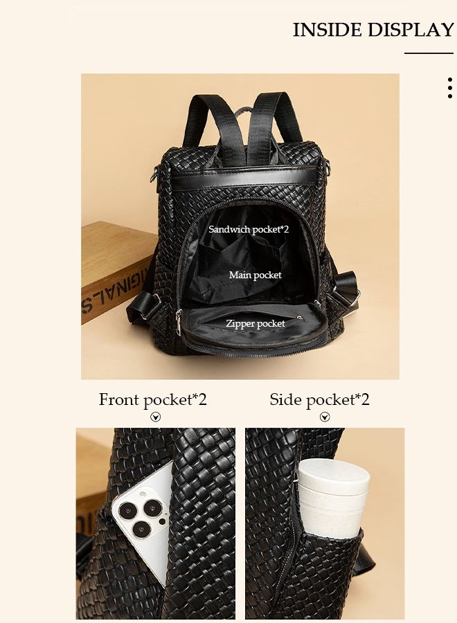 DUNISO 2 in 1 Women's Backpack Fashionable Travel Backpack For Women Large Capacity School Backpack Shoulder Bag with Detachable Shoulder Strap For College Girls Students - Image 5
